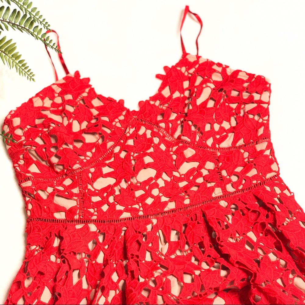 Hollow Out Fit & Flare Cami Midi Dress - Picture 5 of 8